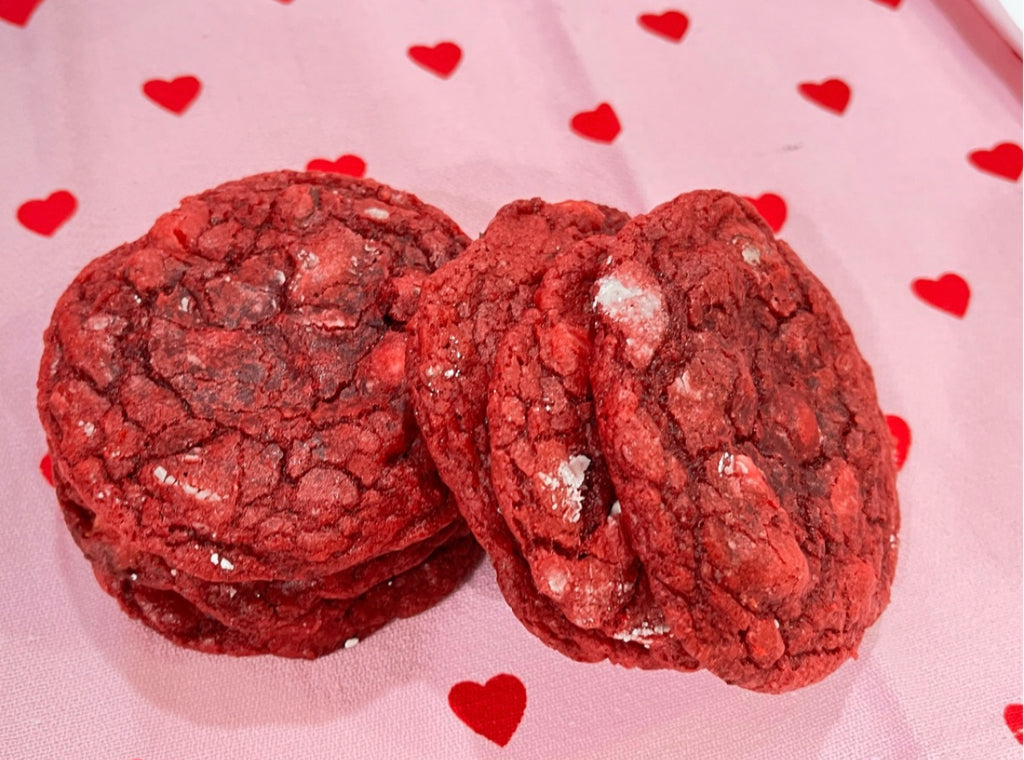 Red Velvet Deluxe Cookies